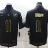 Men's Philadelphia Eagles A.J. Brown #11 Black Jersey