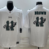 Men's Philadelphia Eagles A.J. Brown #11 White Team Jersey