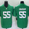Men's Philadelphia Eagles Brandon Graham #55 Green Jersey