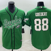 Men's Philadelphia Eagles Dallas Goedert #88 Kelly Green Jersey Joint Edition