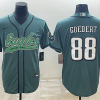 Men's Philadelphia Eagles Dallas Goedert #88 Midnight Green Jersey Joint Edition