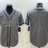 Men's Philadelphia Eagles Gray Blank Jersey