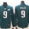 Men's Philadelphia Eagles Nick Foles #9 Midnight Green Team Jersey
