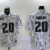Men's Philadelphia Eagles Brian Dawkins #20 Arctic Camo 2024 Salute to Service Retired Limited Jersey