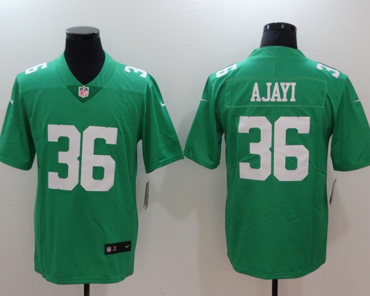 Men's Philadelphia Eagles Jay Ajayi #36 Green Jersey