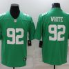 Men's Philadelphia Eagles Reggie White #92 Green Jersey