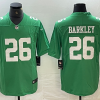 Men's Philadelphia Eagles Saquon Barkley #26 Kelly Green Jersey