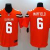 Men's Cleveland Browns Baker Mayfield #6 Orange Jersey