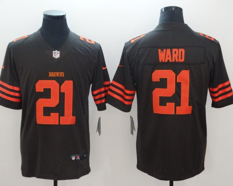 Men's Cleveland Browns Denzel Ward Black Legend Jersey
