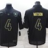 Men's Cleveland Browns Deshaun Watson #4 Black Jersey