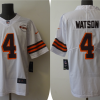 Men's Cleveland Browns Deshaun Watson #4 White 1946 Collection Alternate Vapor Limited Jersey