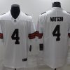 Men's Cleveland Browns Deshaun Watson #4 White Jersey