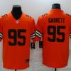 Men's Cleveland Browns Myles Garrett #95 Orange Jersey