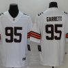 Men's Cleveland Browns Myles Garrett #95 White Jersey