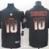 Men's Chicago Bears #10 Mitch Trubisky Black Jersey