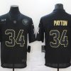 Men's Chicago Bears #34 Walter Payton Black Jersey