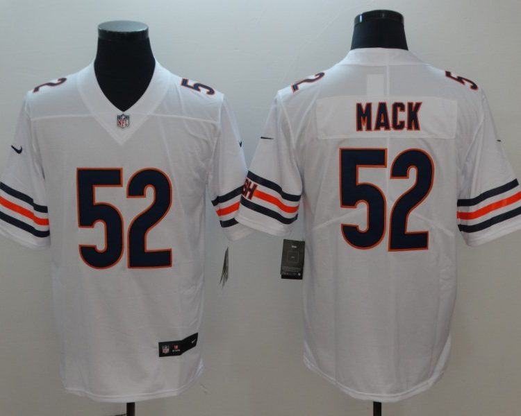 Men's Chicago Bears #52 Khalil Mack Season Jersey White