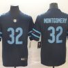 Men's Chicago Bears David Montgomery #32 Navy Jersey City Edition