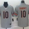 Men's Chicago Bears Mitch Trubisky #10 Gray Jersey