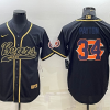 Men's Chicago Bears Walter Payton #34 Black Jersey Joint Edition