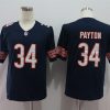 Men's Chicago Bears Walter Payton #34 Navy Retired Jersey