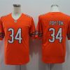 Men's Chicago Bears Walter Payton #34 Orange Jersey