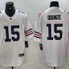 Men's Chicago Bears Rome Odunze #15 White 2024 NFL Draft 2nd Alternate Jersey