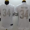 Men's Chicago Bears Walter Payton #34 White Jersey