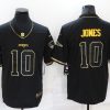 Men's New England Patriots Mac Jones #10 Black Jersey