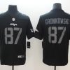 Men's New England Patriots Rob Gronkowski #87 Black Jersey