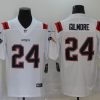 Men's New England Patriots Stephon Gilmore #24 White Jersey