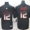 Men's New England Patriots Tom Brady #12 Black Jersey