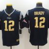 Men's New England Patriots Tom Brady #12 Navy Alternate Jersey