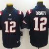 Men's New England Patriots Tom Brady #12 Navy Jersey