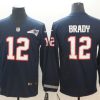 Men's New England Patriots Tom Brady #12 Navy Jersey