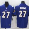 Men's Baltimore Ravens J.K. Dobbins #27 Purple Jersey