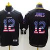 Men's Baltimore Ravens Jacoby Jones #12 Black Jersey