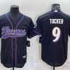 Men's Baltimore Ravens Justin Tucker #9 Black Jersey Joint Edition