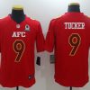 Men's Baltimore Ravens Justin Tucker #9 Red Jersey