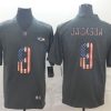Men's Baltimore Ravens Lamar Jackson #8 Black Alternate Jersey