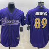 Men's Baltimore Ravens Mark Andrews #89 Purple Jersey Joint Edition