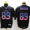 Men's Baltimore Ravens Steve Smith Sr #89 Black Jersey