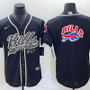 Men's Buffalo Bills Black RFLCTV Limited Jersey
