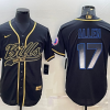 Men's Buffalo Bills Josh Allen #17 Black Jersey Joint Edition