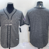 Men's New York Giants Gray Blank Jersey