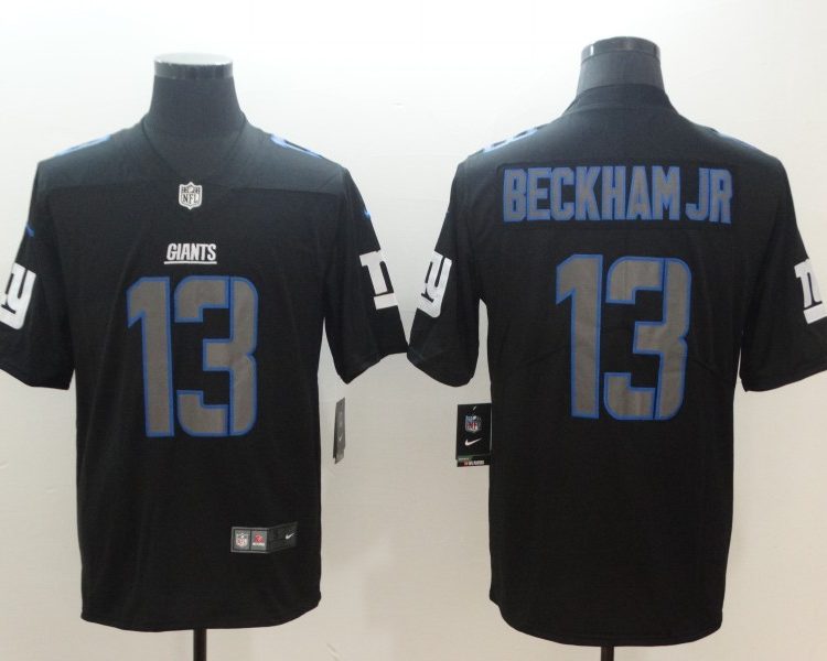 Men's New York Giants Odell Beckham Jr. #13 Black Jersey