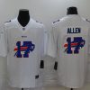 Men's Buffalo Bills #17 Josh Allen White Jersey