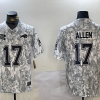 Men's Buffalo Bills Josh Allen #17 Arctic Camo 2024 Salute to Service Limited Jersey