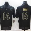 Men's Buffalo Bills Stefon Diggs #14 Black Jersey