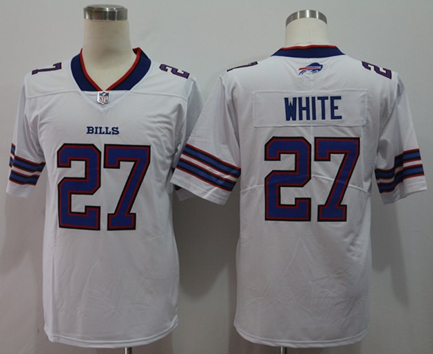 Men's Buffalo Bills Tre'Davious White #27 White Jersey
